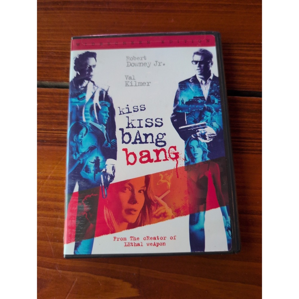 Kiss Kiss Bang Bang DVD 2005 Robert Downey Jr Mystery Widescreen Edition
